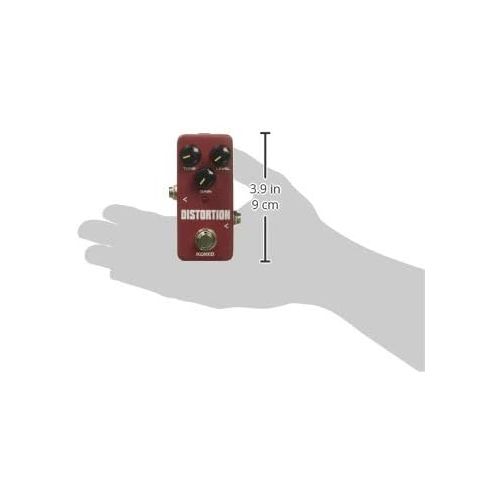  Distortion Guitar Pedal, Mini Effect Pedal Processor of Classic Distortion Tone Effect Universal for Guitar and Bass, Exclude Power Adapter - KOKKO (FDS2)