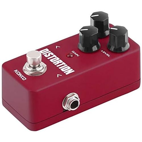  Distortion Guitar Pedal, Mini Effect Pedal Processor of Classic Distortion Tone Effect Universal for Guitar and Bass, Exclude Power Adapter - KOKKO (FDS2)