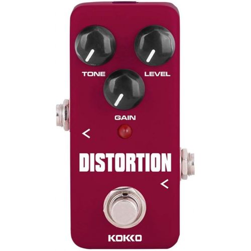  Distortion Guitar Pedal, Mini Effect Pedal Processor of Classic Distortion Tone Effect Universal for Guitar and Bass, Exclude Power Adapter - KOKKO (FDS2)