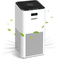 [아마존베스트]KOKOFIT Air Purifier for Home,CADR 320 H13 True HEPA Filter Purifiers Up to 710 Sq.Ft. Quiet Filtration Cleaner for Allergies Pets Remove 99.97% Odors Smoke Dust Mold Pollen in Bed