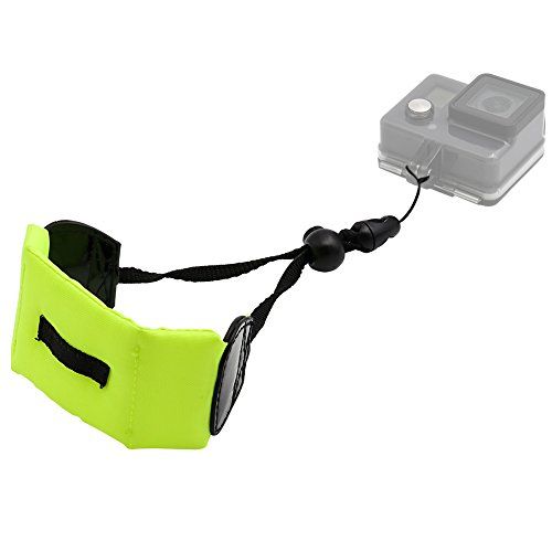  Kolasels Waterproof-Non-Slip Camera Float Strap with Hand Grip Lanyard, Wristband for Underwater GoPro,Waterproof Camera, Keys,Sunglass,etc (Green)