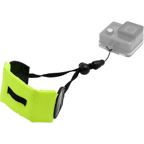  Kolasels Waterproof-Non-Slip Camera Float Strap with Hand Grip Lanyard, Wristband for Underwater GoPro,Waterproof Camera, Keys,Sunglass,etc (Green)