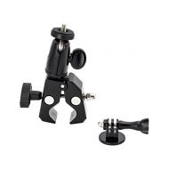 Kolasels Motorcycle Bike Handlebar Camera Mount with Screw 1/4 Thread Camera Clamp Mount for GoPro Hero 9 8 7 6 5 4 3 3+ 2 XIAOYI 4K SJCAM Canon g7x Vlogging DSLR and Other Action