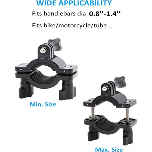  Kolasels Motorcycle Handlebar Mount for GoPro Hero 9/8/7/6/5/4/3+/3/2/1