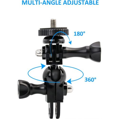  Kolasels Ball-Swivel Joint Mount Extension Accessories for Gopro MAX/GoPro Hero 7/6/5/4/3+/3/2/1(360 Degree Adjustable)
