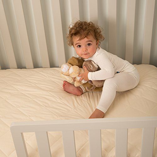  [아마존핫딜][아마존 핫딜] Kolcraft Pure Sleep Therapeutic 150 Waterproof Toddler & Baby Crib Mattress - 150 Extra Firm Coils, 51.7” x 27.3
