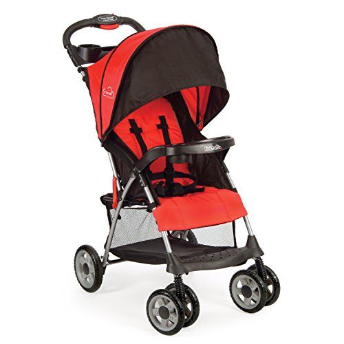  [아마존베스트]Kolcraft Cloud Plus Lightweight Stroller, Fire Red