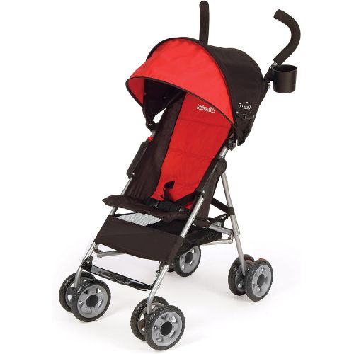  [아마존베스트]Kolcraft Cloud Lightweight Umbrella Stroller with Large Sun Canopy, Scarlet Red