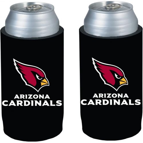  Kolder NFL Football Team Logo Ultra Slim Beer 12oz Can Holder Coolers - 2-Pack