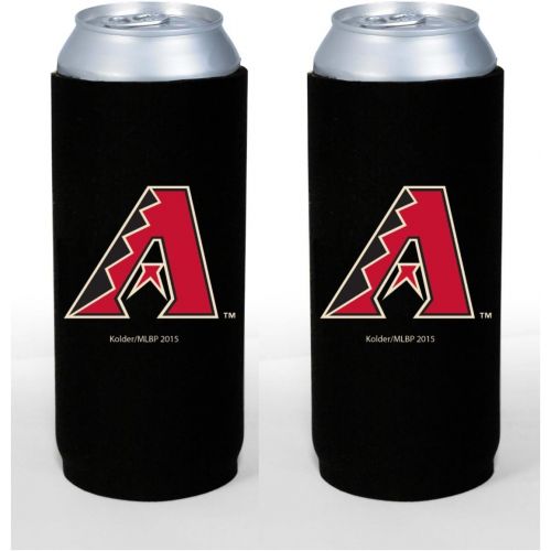  Kolder MLB Baseball Team Color Logo Tall Boy 24oz Neoprene Can Holder Sleeve Cooler 2-Pack