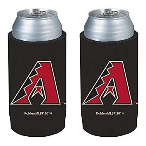  Kolder MLB Baseball Team Logo Ultra Slim 12oz Beer Can Cooler Holder Neoprene Sleeve 2-Pack