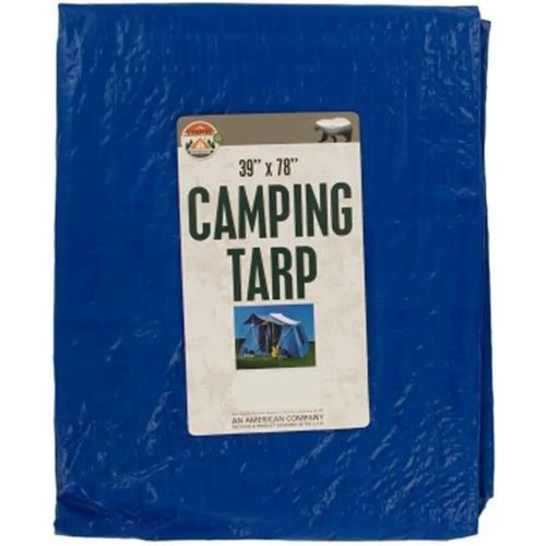  Kole Imports Multi-Purpose Camping Tarp, Blue, 39 x 78