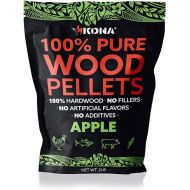 Kona 100% Apple Smoker Pellets, Intended for Ninja Woodfire Outdoor Grill, 2 lb Resealable Bag