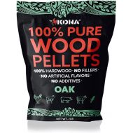 Kona 100% Oak Smoker Pellets, Intended for Ninja Woodfire Outdoor Grill, 2 lb Resealable Bag