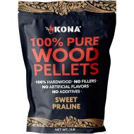 Kona Sweet Praline Pecan Smoker Pellets, Intended for Ninja Woodfire Outdoor Grill, 2 lb Resealable Bag