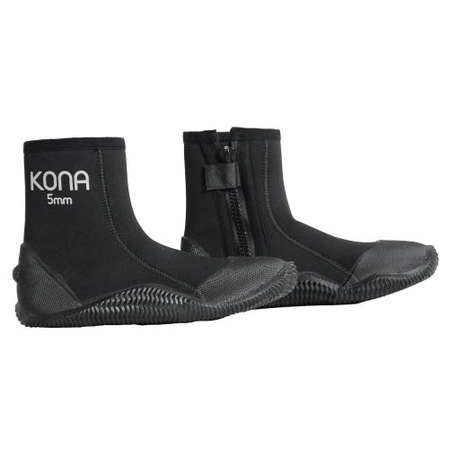  Kona KONA 5mm Premium Double-Lined Neoprene Scuba Diving Boots with Vulcanized Grip Technology (Mens 8 / Womens 9)