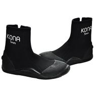 Kona 5mm Premium Double-Lined Neoprene Scuba Diving and Snorkeling Dive Boots/Booties with Vulcanized Grip Technology