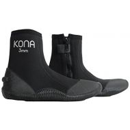 Kona 3mm Premium Double-Lined Neoprene Scuba Diving and Snorkeling Dive Boots/Booties with Vulcanized Grip Technology
