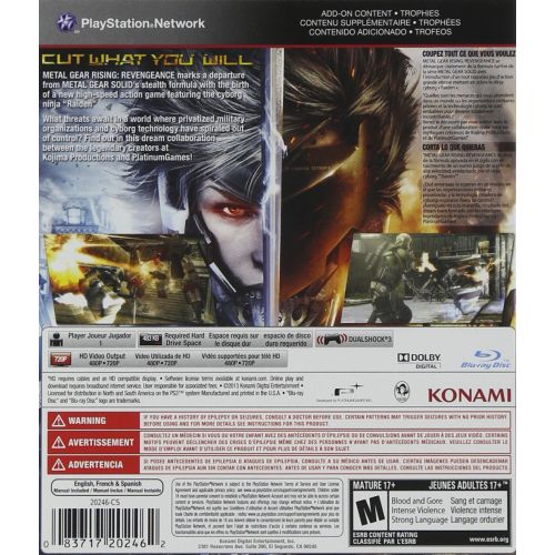 코나미 By      Konami Metal Gear Rising Revengeance Limited Edition