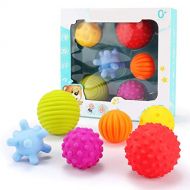 Kongqiabona 6 stuecke Kinder Tactile Sensory Ball Toy Baby Fruehes Entwicklungsspielzeug