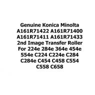 Genuine Konica Minolta A161R71422 A161R71400 A161R71411 2nd Image Transfer Roller for C554 284e C454