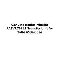 Genuine Konica-Minolta AA6VR70111 Transfer Unit for 368e 458e 658e