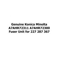 Genuine Konica-Minolta A7AHR72311 A7AHR72300 Fuser Unit for 227 287 367