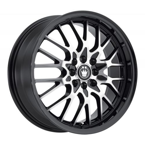  Konig Lace Black Wheel with Machined Face (15x6.5/4x100mm)