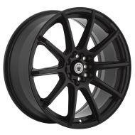 Konig CONTROL Matte Black Wheel with Painted Finish (15 x 6.5 inches /5 x 100 mm, 40 mm Offset)