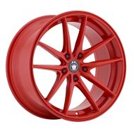 Konig OVERSTEER Red Wheel with Painted Finish (17 x 8. inches /5 x 114 mm, 45 mm Offset)