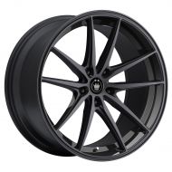 Konig OVERSTEER Gloss Black Wheel with Painted Finish (19 x 8.5 inches /5 x 120 mm, 35 mm Offset)
