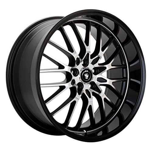  Konig Lace Gloss Black Wheel with Mirror Machined Face (17x8/5x114.3mm)