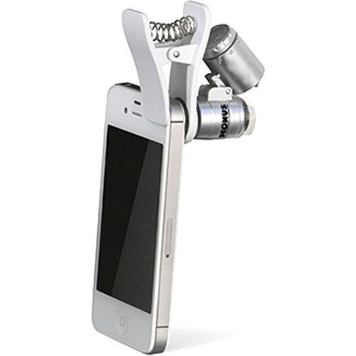  Konus KONUSCLIP-2 20x Pocket Microscope for Smartphones (6-Piece Set)