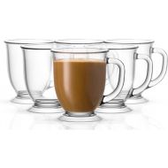 [아마존베스트]Coffee and Tea Glasses, by Kook, Hot Mugs, Set of 6, 15oz