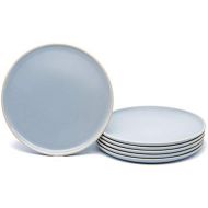 [아마존베스트]Salad Plates, Ceramic Make, by Kook, Blue, 8 inch, Set of 6