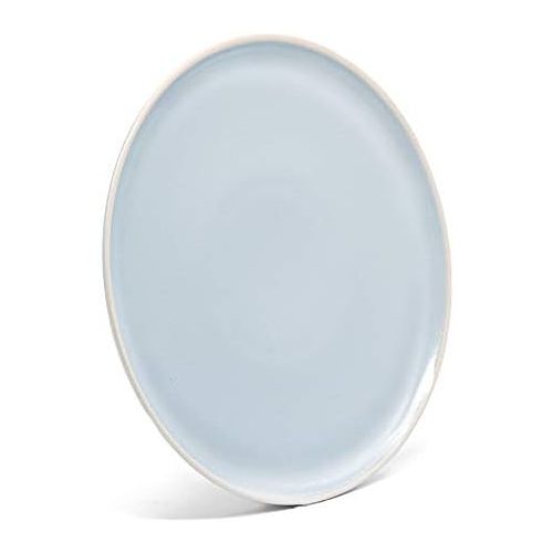  [아마존베스트]Salad Plates, Ceramic Make, by Kook, Blue, 8 inch, Set of 6