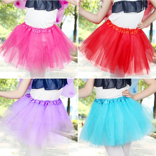  Koogel 6 PCS Multicolor Tutu Skirts,3-Layer Ballet Tutus