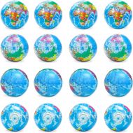 Koogel 3 Globe Squeeze Stress Balls (24 Pack) Earth Ball Stress Relief Toys Therapeutic Educational Balls Bulk