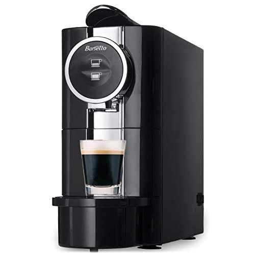  Koolatron Barsetto One-Touch Stainless Steel Automatic Espresso Coffee Machine, Removable Drip Tray, 1050 High Performance, Diswasher Safe Coffee Maker For Espresso, Cappuccino, kitchen coun