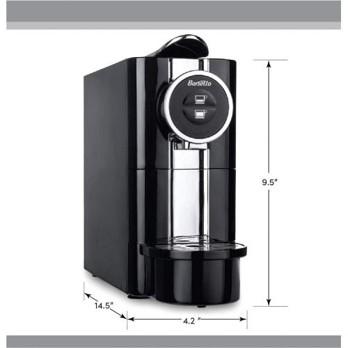  [아마존베스트]KOOLATRON CORP Barsetto Espresso Machine with 20 capsule sampler pack