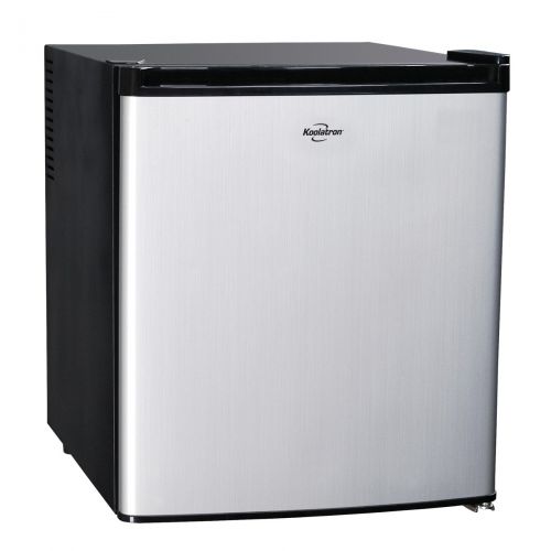  Koolatron KCR40B ACDC Hybrid Heat Pipe Refrigerator, 1.7 cu. ft, Silver