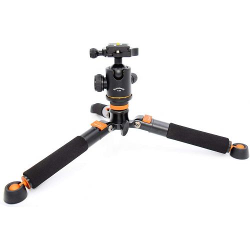  Koolehaoda Mini Tripod & K-08 Ball Head for 1/4 or 3/8 Monopods-SLR Camera