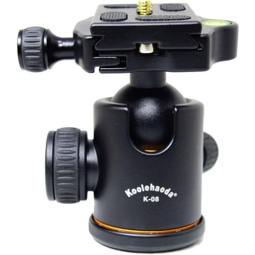  Koolehaoda Mini Tripod & K-08 Ball Head for 1/4 or 3/8 Monopods-SLR Camera