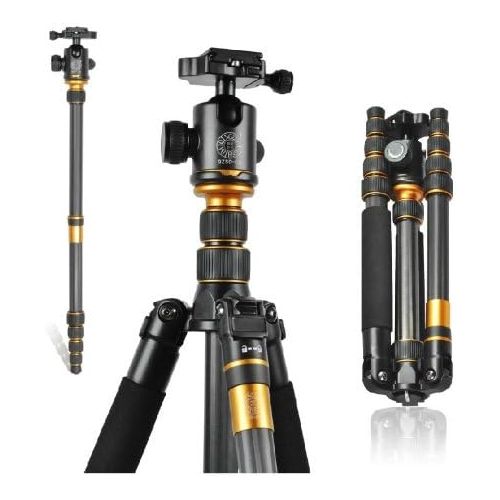  Koolehaoda Professional 64” Tripod Monopod & Ball Head Carry Bag Max Load:20kg,max D: 28mm