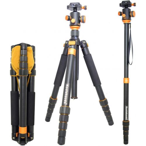  Koolehaoda Professional 64” Tripod Monopod & Ball Head Carry Bag Max Load:20kg,max D: 28mm