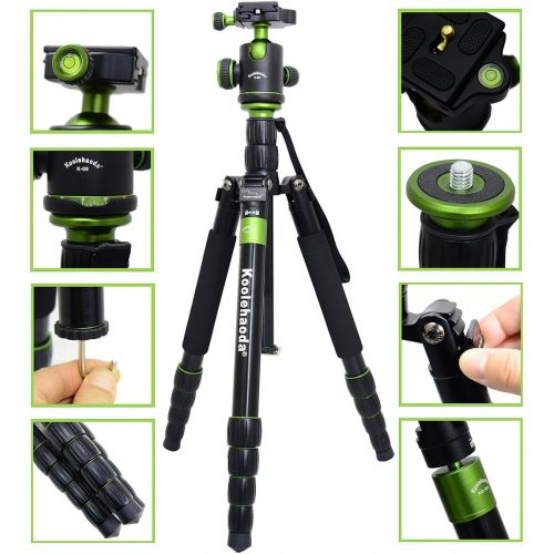  Koolehaoda Professional 64” Tripod Monopod & Ball Head Carry Bag Max Load:20kg,max D: 28mm