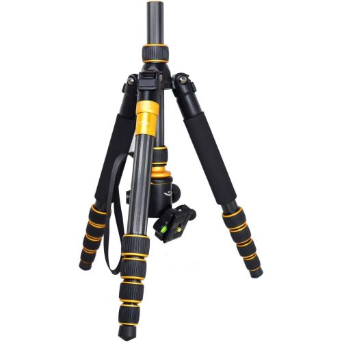  Koolehaoda koolehaoda Portable Q-668 SLR Camera Tripod Monopod & Ball Head For SLR Camera Canon Nikon Petax Sony