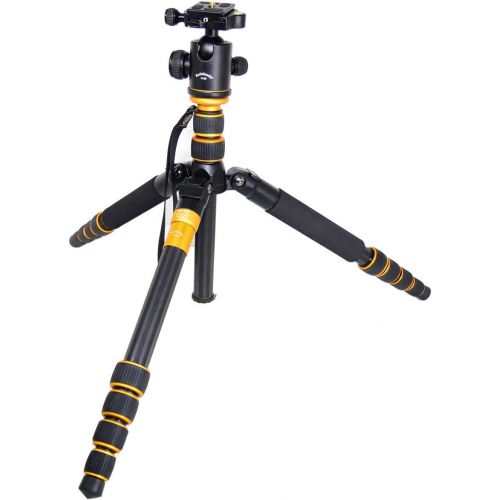  Koolehaoda koolehaoda Portable Q-668 SLR Camera Tripod Monopod & Ball Head For SLR Camera Canon Nikon Petax Sony