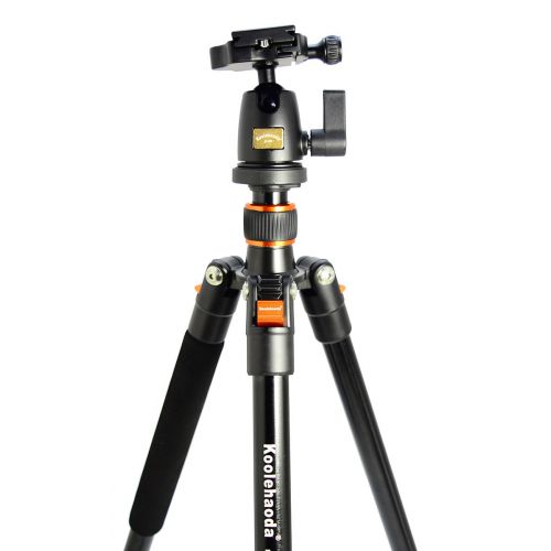  Koolehaoda koolehaoda Portable 62-Inch Aluminum Tripod with Ball Head Bag. Load capacity 17.6lbs8kg (KQ-628)