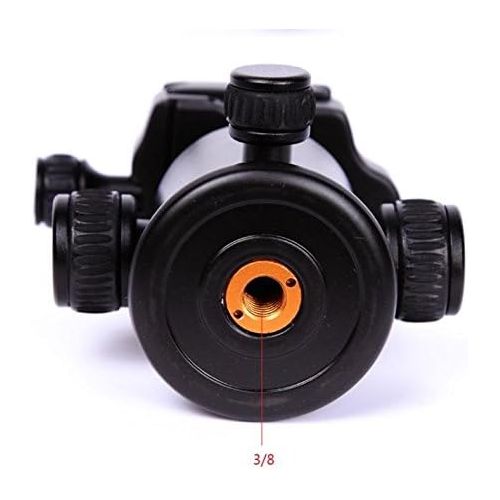  Koolehaoda 360°single Handle Hydraulic Damping Three-dimensional Ball Head with Quick Release Plate for Tripod Monopod